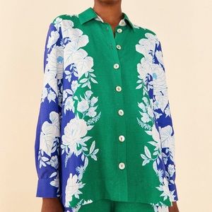 NWT Farm Rio Soft Garden Shirt